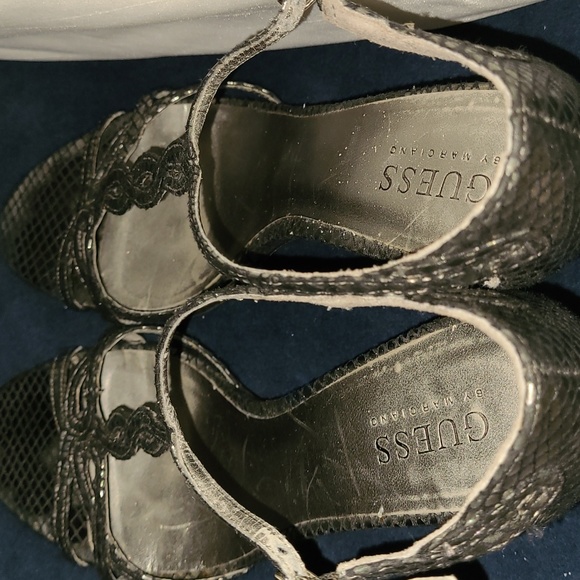 Guess Black and Silver Heels - Picture 4 of 5